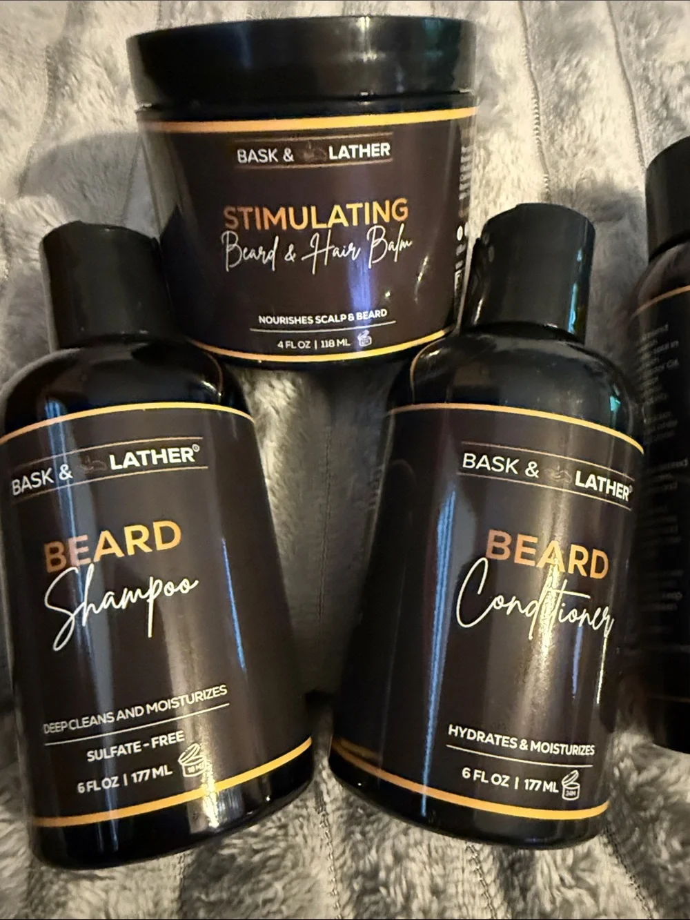 Men's Beard Care Set — Black